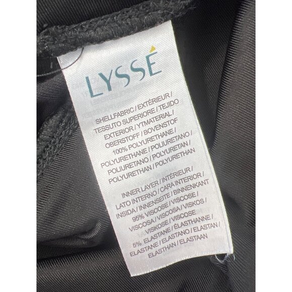 Lysse Keeley Faux Leather Leggings Womens Small Pull On High Waisted Pants Black - Picture 5 of 8